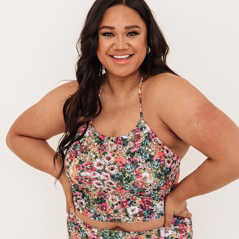 Lime Ricki Halter Swimsuit Top